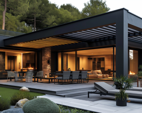 Pergola bioclimatique